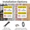 Signmission No Firearms By City Bilingual OSHA Security Notice Sign, Plastic, 7in W x 10in L, 2PK OS-2PACK-SN-P-710-L-11603 - alternate 2